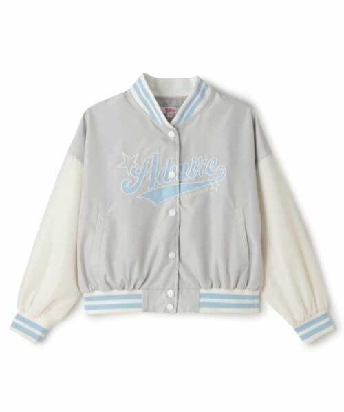 PINK-latte / ピンク ラテ ブルゾン | チアロゴアップリケスタジャン | 詳細26