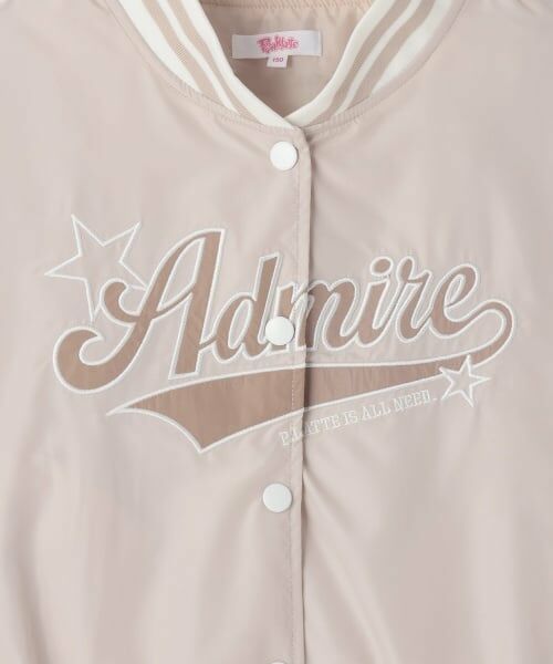 PINK-latte / ピンク ラテ ブルゾン | チアロゴアップリケスタジャン | 詳細4