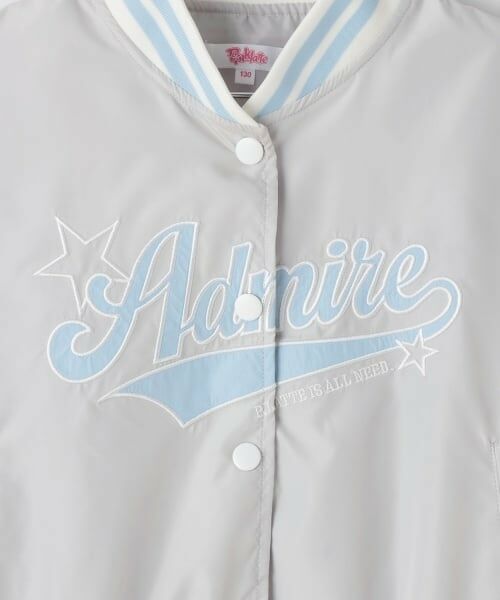 PINK-latte / ピンク ラテ ブルゾン | チアロゴアップリケスタジャン | 詳細6