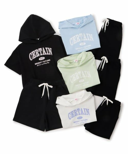 PINK-latte / ピンク ラテ その他トップス | 【接触冷感】半袖パーカー＋ハーフパンツセット | 詳細10