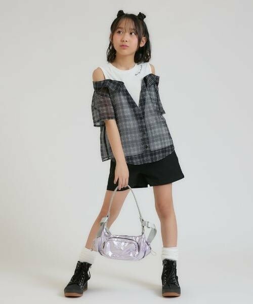 PINK-latte / ピンク ラテ ショルダーバッグ | メタリック2wayショルダー | 詳細17