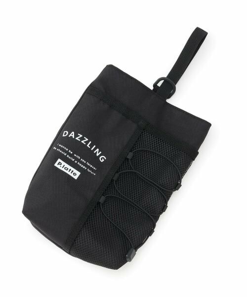 PINK-latte / ピンク ラテ トートバッグ | シューズケース（黒）