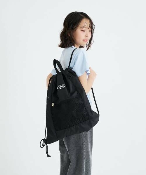PINK-latte / ピンク ラテ リュック・バックパック | ナップサック（黒）