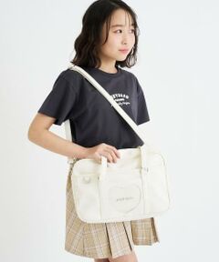 PINK-latte / ピンク ラテ トートバッグ | 合皮スクールBAG