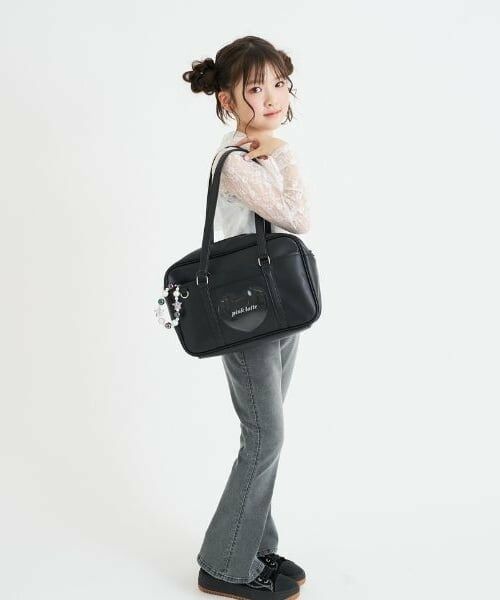 PINK-latte / ピンク ラテ トートバッグ | 合皮スクールBAG | 詳細15