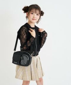 PINK-latte / ピンク ラテ ショルダーバッグ | WポケットチェックスクエアSD