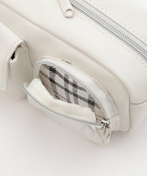 PINK-latte / ピンク ラテ ショルダーバッグ | WポケットチェックスクエアSD | 詳細9