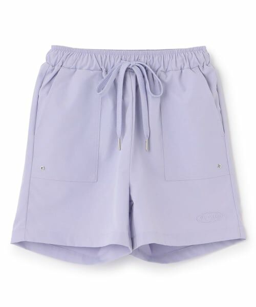 PINK-latte / ピンク ラテ ショート・ハーフ・半端丈パンツ | 【水陸両用】アソート柄ショートパンツ（ラベンダー）