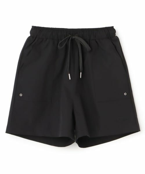 PINK-latte / ピンク ラテ ショート・ハーフ・半端丈パンツ | 【水陸両用】アソート柄ショートパンツ（黒）