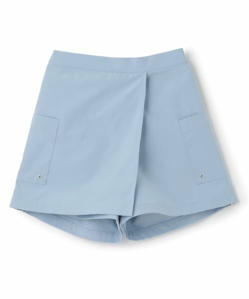 PINK-latte / ピンク ラテ ショート・ハーフ・半端丈パンツ | 【水陸両用】ラップスカパン（サックス）