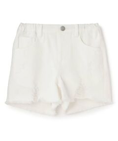 PINK-latte / ピンク ラテ ショート・ハーフ・半端丈パンツ | ダメージショートパンツ