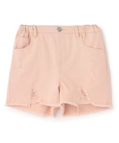 PINK-latte / ピンク ラテ ショート・ハーフ・半端丈パンツ | ダメージショートパンツ