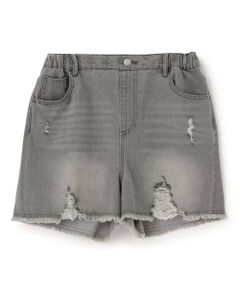 PINK-latte / ピンク ラテ ショート・ハーフ・半端丈パンツ | ダメージショートパンツ