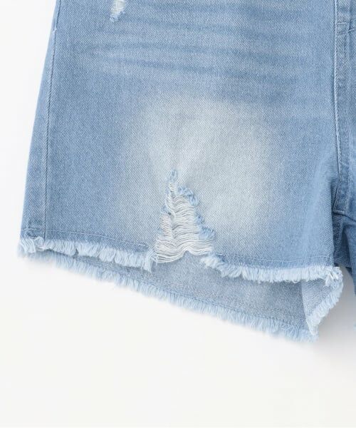 PINK-latte / ピンク ラテ ショート・ハーフ・半端丈パンツ | ダメージショートパンツ | 詳細5