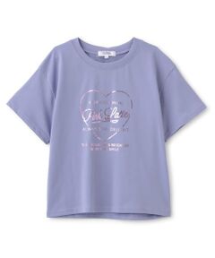 PINK-latte / ピンク ラテ Tシャツ | 【別注】ハートロゴ箔プリントTシャツ