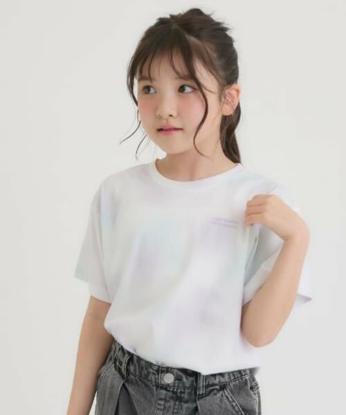 PINK-latte / ピンク ラテ Tシャツ | 【接触冷感】タイダイ柄くまちゃんTシャツ | 詳細14