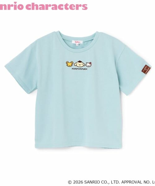 PINK-latte / ピンク ラテ Tシャツ | 【ポムポムプリン】アップリケ刺繍半袖Tシャツ | 詳細10