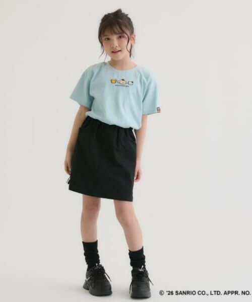 PINK-latte / ピンク ラテ Tシャツ | 【ポムポムプリン】アップリケ刺繍半袖Tシャツ | 詳細11
