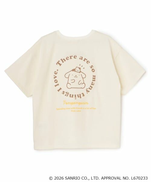 PINK-latte / ピンク ラテ Tシャツ | 【ポムポムプリン】バックプリントビッグTシャツ | 詳細2