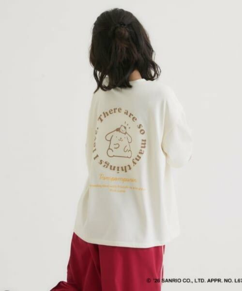 PINK-latte / ピンク ラテ Tシャツ | 【ポムポムプリン】バックプリントビッグTシャツ | 詳細23