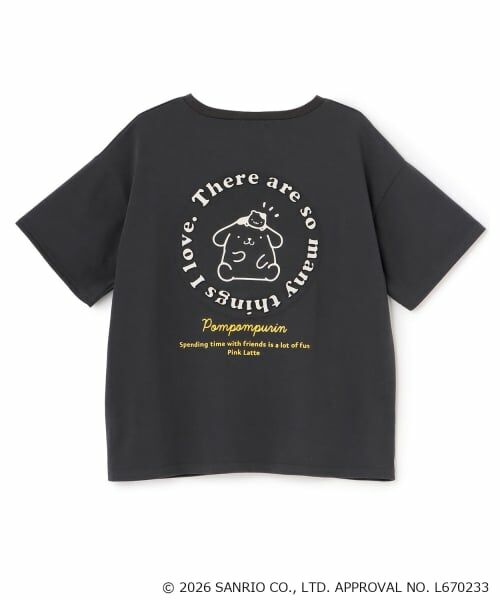 PINK-latte / ピンク ラテ Tシャツ | 【ポムポムプリン】バックプリントビッグTシャツ | 詳細3