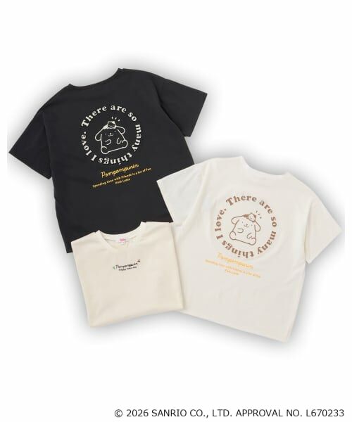 PINK-latte / ピンク ラテ Tシャツ | 【ポムポムプリン】バックプリントビッグTシャツ | 詳細9