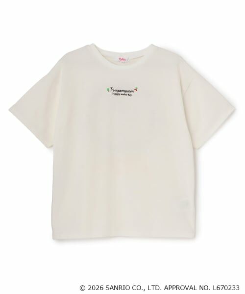 PINK-latte / ピンク ラテ Tシャツ | 【ポムポムプリン】バックプリントビッグTシャツ（オフ ホワイト）