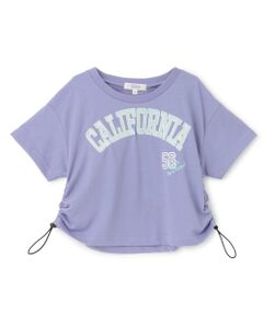 PINK-latte / ピンク ラテ Tシャツ | 【別注】サイドギャザーデザイン半袖Tシャツ