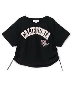 PINK-latte / ピンク ラテ Tシャツ | 【別注】サイドギャザーデザイン半袖Tシャツ