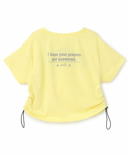 PINK-latte / ピンク ラテ Tシャツ | 【別注】サイドギャザーデザイン半袖Tシャツ | 詳細1