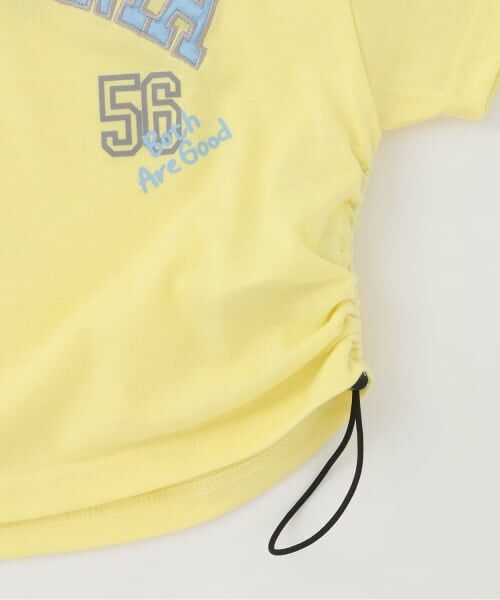 PINK-latte / ピンク ラテ Tシャツ | 【別注】サイドギャザーデザイン半袖Tシャツ | 詳細4