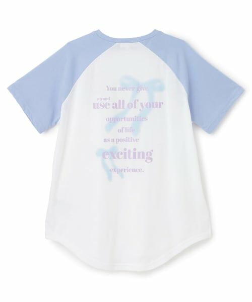 PINK-latte / ピンク ラテ Tシャツ | 【別注】ラグラン半袖チュニックワンピース | 詳細1