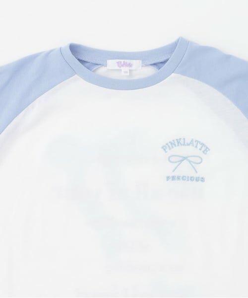 PINK-latte / ピンク ラテ Tシャツ | 【別注】ラグラン半袖チュニックワンピース | 詳細2