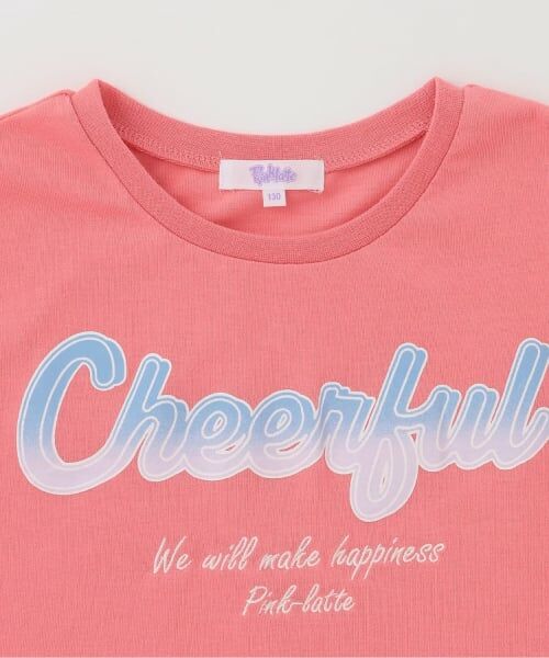 PINK-latte / ピンク ラテ Tシャツ | 【別注】グラデプリント半袖Tシャツ | 詳細2