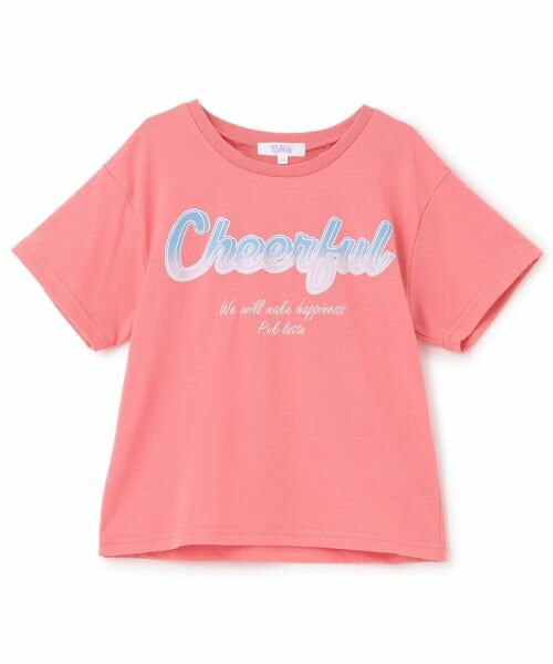 PINK-latte / ピンク ラテ Tシャツ | 【別注】グラデプリント半袖Tシャツ（ピンク）