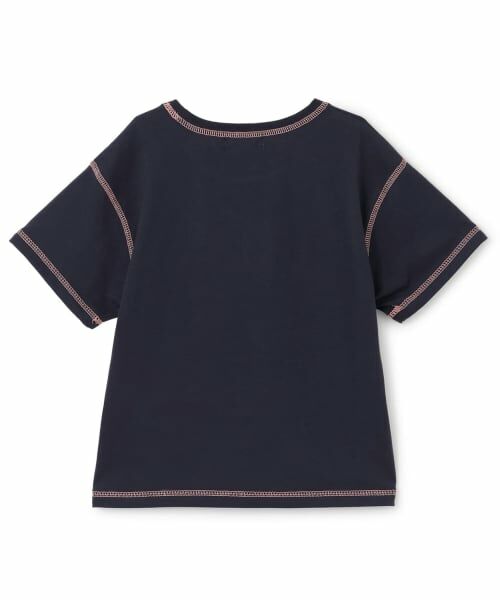 PINK-latte / ピンク ラテ Tシャツ | 【別注】モチーフミニ刺しゅう半袖Tシャツ | 詳細1