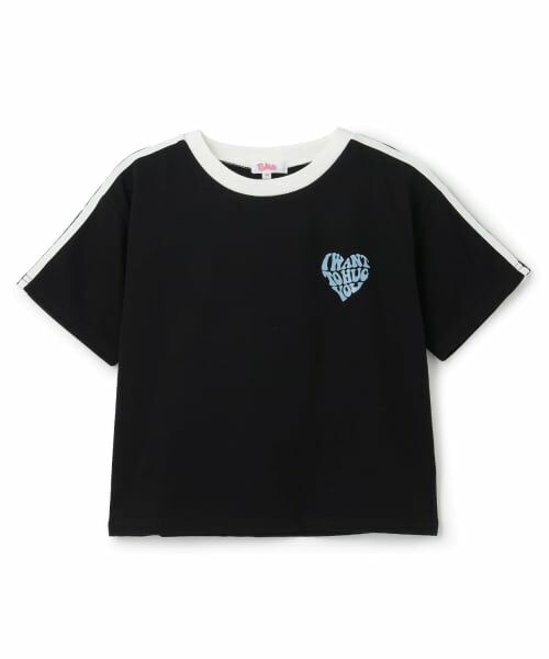 PINK-latte / ピンク ラテ Tシャツ | 【接触冷感】ハート袖ライン半袖Tシャツ | 詳細10