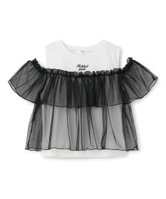 PINK-latte / ピンク ラテ Tシャツ | シアードッキングトップス