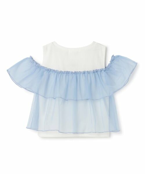 PINK-latte / ピンク ラテ Tシャツ | シアードッキングトップス | 詳細1