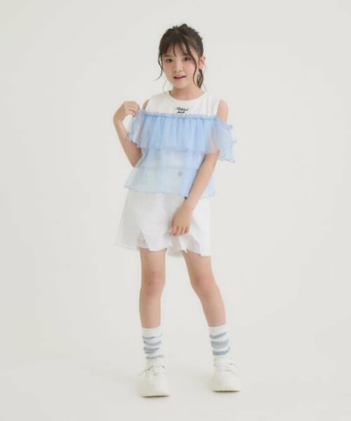 PINK-latte / ピンク ラテ Tシャツ | シアードッキングトップス | 詳細11