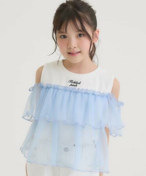 PINK-latte / ピンク ラテ Tシャツ | シアードッキングトップス | 詳細12