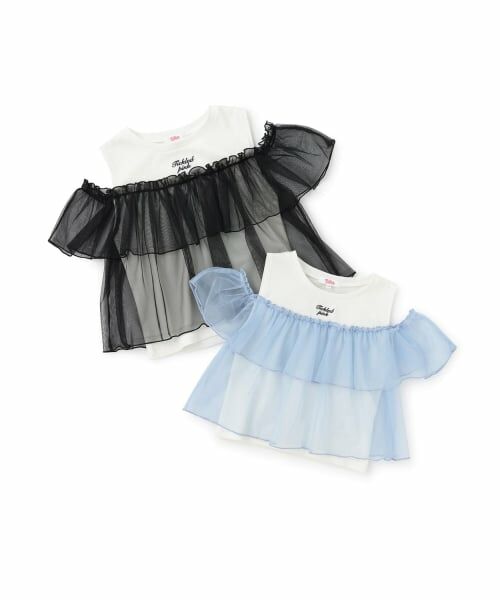 PINK-latte / ピンク ラテ Tシャツ | シアードッキングトップス | 詳細7