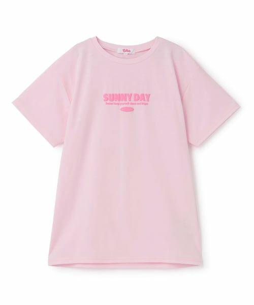 PINK-latte / ピンク ラテ Tシャツ | 【接触冷感】ランドリーくまちゃん半袖Tシャツ（ライト ピンク）