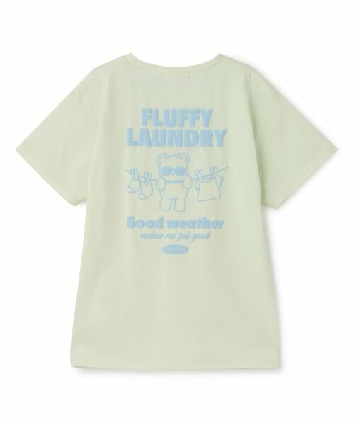 PINK-latte / ピンク ラテ Tシャツ | 【接触冷感】ランドリーくまちゃん半袖Tシャツ | 詳細1