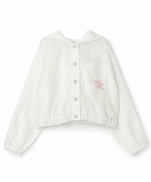 PINK-latte / ピンク ラテ ブルゾン | 【別注】【UVカット・接触冷感】ショート丈ブルゾン（オフ ホワイト）