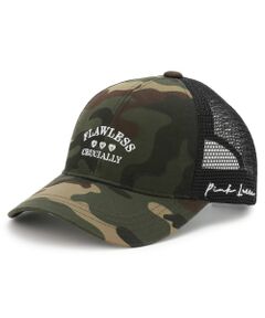 PINK-latte / ピンク ラテ キャップ | ガーリーカレッジロゴメッシュキャップ