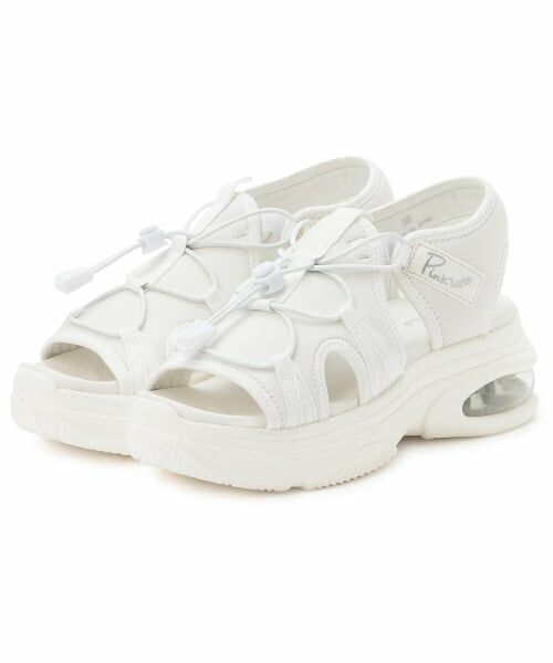 PINK-latte / ピンク ラテ サンダル | エアー入りサンダル（白）