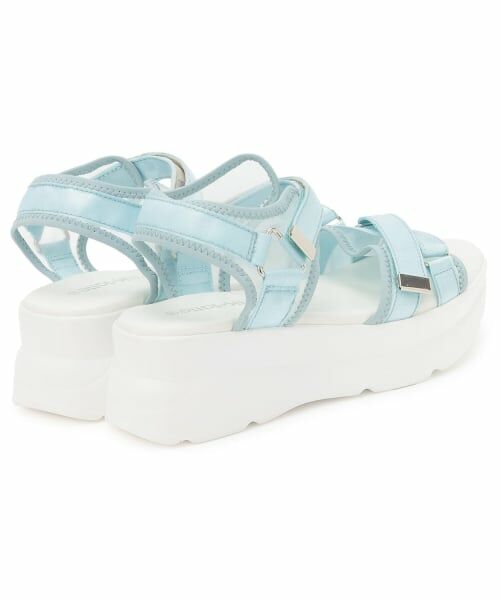 PINK-latte / ピンク ラテ サンダル | メッシュ2本ベルトサンダル | 詳細1