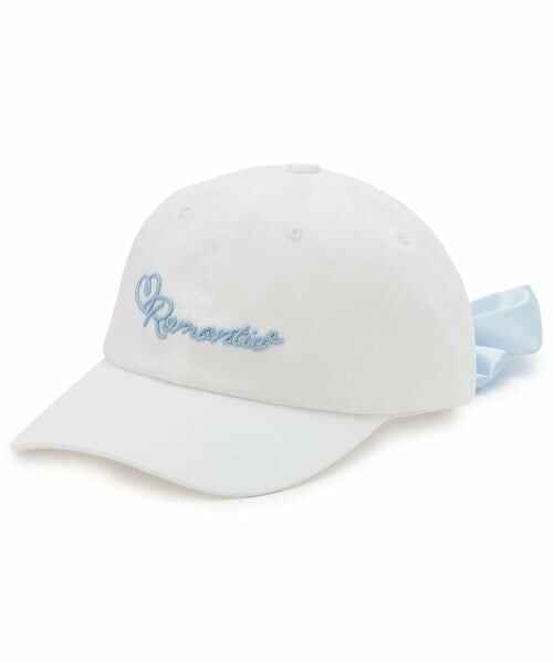 PINK-latte / ピンク ラテ キャップ | ガーリーロゴキャップ（白）