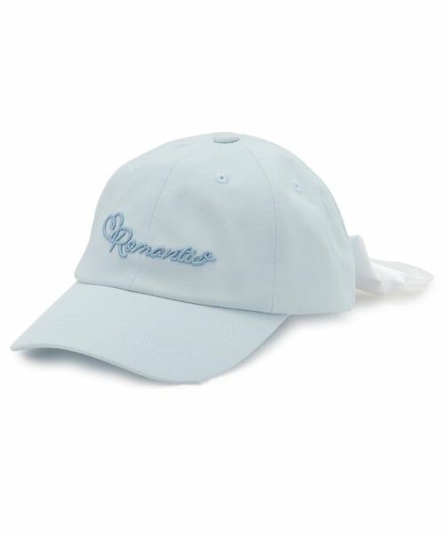 PINK-latte / ピンク ラテ キャップ | ガーリーロゴキャップ（サックス）